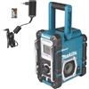 Makita - Radio da cantiere da 10,8 a 18 v agli ioni di litio - Senza batteria né caricabatterie - DMR108N