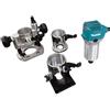 Makita Utensili - Fresatrice combinata con accessori, 700 w RT0702CX2J - Makita
