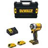 Dewalt - Avvitatore ad Impulsi DCF921D2T (2 x 2,0 Ah + DCB115 + tstak ii)