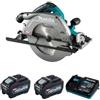 Makita HS011GT201 Sega circolare 40 V Brushless con due batterie