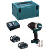 Makita Avvitatore ad Impulsi Makita DTW1002RTJ (2 x 5,0 Ah + DC18RC + makpac 3)