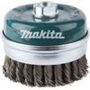 Makita Spazzola a tazza in filo d'acciaio ritorto M14 ø 100 mm Makita D-29290