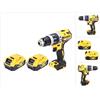 Dewalt - Trapano avvitatore a batteria dcd 796 n 18 v 70 Nm senza spazzole + 2 batterie da 5,0 Ah - senza caricabatterie