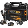 Dewalt - Avvitatore a impulsi a batteria DCF85ME2GT, 1/4', McLaren Edition 2x 1,7Ah Powerstack