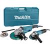 Makita DK0053GX1 Set Smerigliatrici angolari 9558HNRG/GA9020 - Makita