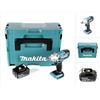 Makita Dtw 190 M1J 18V Avvitatore ad impulsi a batteria in valigetta Makpac + 1x Batteria bl 1840 4,0 Ah con spia Led - senza caricatore - Makita