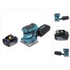 Makita - Levigatrice vibrante a batteria dbo 484 M1 18 v 112 x 102 mm + 1x batteria 4,0 Ah - senza caricabatterie