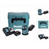 Makita DBO 180 RF1J Levigatrice orbitale a batteria 18V + 1x Batteria 3,0Ah + Caricabatterie + Valigetta Makpac