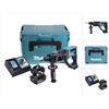 Makita Dhr 202 rtj 18V Tassellatore SDS-Plus a batteria in valigetta Makpac + 2x Batterie 5,0 Ah + Caricatore - Makita