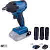 Scheppach Avvitatore impulsi 20v 2 batterie 2.0Ah caricabatteria ixes Scheppach bc-iw350-x