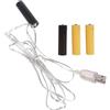 Angelluck Eliminatore di Batterie AA/AAA 4,5 V e 3 V, accessorio trasformatore per candele elettroniche, giocattoli e luci elettriche (AA 1)