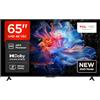 TCL 65V6C LED SMART TV Direct da 65, HDR 4K, con tecnologia Google TV (Dolby Audio, Motion Clarity, compatibile con Google Assistant e Alexa)