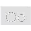 GEBERIT PLACCA DI COMANDO GEBERIT SIGMA 40 ROUND ACCIAIO INOX BIANCO OPACO 115.628.JT.1