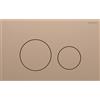GEBERIT PLACCA DI COMANDO GEBERIT SIGMA 40 ROUND ACCIAIO INOX ORO ROSSO SPAZZOLATO 115.628.QB.1