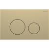 GEBERIT PLACCA DI COMANDO GEBERIT SIGMA 40 ROUND ACCIAIO INOX OTTONE SPAZZOLATO 115.628.QF.1