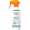 Garnier Ambre Solaire Advanced Sensitive Kids Ceramide Protect Spray Gachette protettivo 270ml