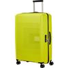 American Tourister Aerostep - Spinner L, Valigia Espandibile, 77 cm, 101.5/109 L, Verde (Light Lime)