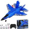 Henakmsl RC Aereo F35, Fighter RC 2.4GHz Telecomandato con 2 Batterie, Aereo Radiocomandato RTF per Adulti e Bambini/Principianti, Blu