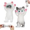 ROTKUSZ 2 Pezzi Taba Squishy Kit, Fufu Squishy, Squishy Antistress, Taba Squishy Zampa, Taba Squishy Gatto, Squishy Giganti, Antistress Giocattoli da Spremere di Gatto (Gris)