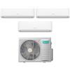 Hisense Climatizzatore Condizionatore Hisense Trial Split Inverter serie HI-COMFORT 9+12+18 con 4AMW81U4RJC R-32 Wi-Fi Integrato 9000+12000+18000