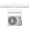 Hisense Climatizzatore Condizionatore Hisense Trial Split Inverter serie HI-COMFORT 9+9+12 con 4AMW81U4RJC R-32 Wi-Fi Integrato 9000+9000+12000