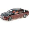 BMW i7 BLACK METALLIC & RED METALLIC 2022