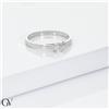 Gioielli di Valenza Anello solitario in oro bianco 750 con diamante 0.20 ct