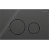 GEBERIT PLACCA DI COMANDO GEBERIT SIGMA 40 ROUND VETRO NERO 115.628.SJ.1