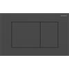 GEBERIT PLACCA DI COMANDO GEBERIT SIGMA 40 SQUARE ACCIAIO INOX NERO OPACO 115.629.14.1