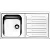 Apell Lavello Cucina 1 Vasca Incasso con Gocciolatoio Dx Larghezza 86 cm materiale Acciaio Inox finitura Spazzolata - ML861IRBC Serie Melodia