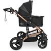 Nomad Tales Passeggino per cani Nomad Tales Calma, color oro rosa - L 82 x P 65 cm, P 102 x H 15 cm / fino a 15 kg