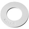sharprepublic Colorful Acciaio Inox Olimpico Frazionale Piatti, Micro 0.25kg,0.5kg,0.75kg,1kg Frazione Piatto di Peso Basso Pesi Dischi Incrementale Piatto di Peso - Bianco 0.25kg