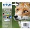 EPSON MULTIPACK 4 CARTUCCE INCHIOSTRI ORIGINALI EPSON T1285 SERIE VOLPE NERO + COLORI - EPSON - C13T12854012