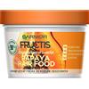 Garnier, Fructis Papaya Hair Food - Maschera rigenerativa per capelli danneggiati, 390 ml