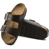 Birkenstock Sandali Arizona Leather Dark Brown Uomo Calzata Stretta