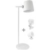 Novaline Lampada da tavolo Led touch Jiki luce regolabile 2W Bianca portatile a batteria ricaricabile USB Type-C Novaline