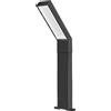 Novaline Lampioncino Led 3W Nero con pannello solare e sensore crepuscolare IP54 CCT temperatura colore regolabile Novaline