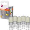 OSRAM Lampadina LED Star PIN per base G9, vetro trasparente, bianco caldo (2700 K), 470 lumen, sostituisce la tradizionale lampadina di ricambio da 40 W, lampadine, non dimmerabili, confezione da 5