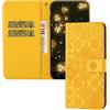 QIWEIQINGWH Compatibile con cover per Samsung Galaxy A20S, custodia in pelle per Samsung Galaxy A20S, custodia magnetica per Samsung Galaxy A20S, custodia per Samsung Galaxy A20S. Giallo XCH