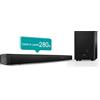 Hisense AX3100G Soundbar 3.1, 280W, Subwoofer Esterno wireless, Supporta Dolby Atmos e DTS:X, Bluetooth, HDMI, USB, Ingresso Audio Ottico
