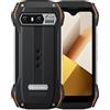Blackview N6000 Mini Smartphone Rugged, 4,3'' Display, Helio G99 16GB + 256GB, 48MP+16MP Fotocamera, IP68 IP69K Impermeabile Android 13 Telefono Cellulare Antiurto, GPS NFC Arancione