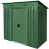 VERDELOOK Maisonette, Casetta in Metallo Box da Giardino a Una Falda, 194x121 Altezza 181 cm