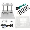 aqxreight Per Set di Cornici BDM, Cornice LED di Programmazione ECU con 4 Penne Sonda per Programmatore BDM100 Spina UE 100‑240 V