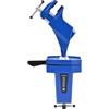 Bernstein Tools for Electronics BERNSTEIN Morsa a snodo sferico Spannfix, girevole a 360° + inclinabile a 45° | Per il serraggio al banco da lavoro | Larghezza ganasce 50 mm | Morsa da tavolo, blu | Larghezza di serraggio 70 mm