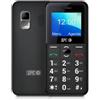 SPC Fortune 2 Pocket Edition - Telefono cellulare con tasti grandi per anziani con numeri grandi, pulsante SOS, campanello e notifiche intelligenti, volume extra alto, senza caricabatterie, nero