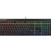 CHERRY MX 2.0S, Tastiera Gaming Meccanica con Illuminazione RGB, Layout Germania (QWERTZ), Con Filo, Progettato in Germania, Interruttori MX BROWN, Nero