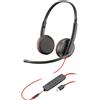 Poly Blackwire 3225 Wired Headset - Noise-Canceling Mic - Stereo Design - Connec