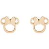 DISNEY ORECCHINO MINNIE FORATO GIALLO - ACCESSORIO PER BAMBINI