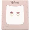 DISNEY ORECCHINI PRINCESS PLACCATO ORO 24KT BAMBINA