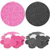 VJUYSW 100 Pezzi Set da Carta Vetrata, 25 mm di Diametro Dischi Abrasivi, 80#/120# Disco per Lucidatura in Lana, Kit Carta Vetrata per Manicure e Pedicure al Tallone